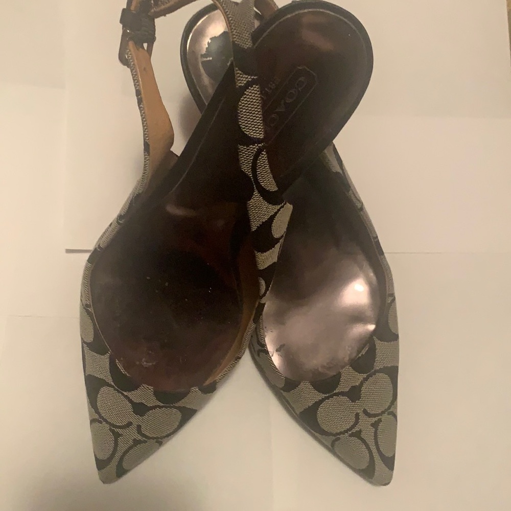 Black Coach heels